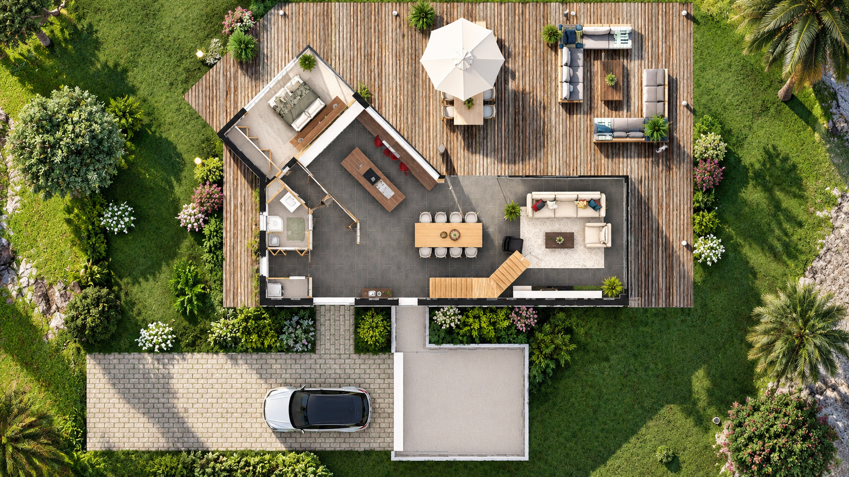 Modèle HAWAI — une villa contemporaine ouverte sur la lumière