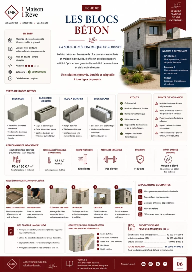 Fiche 02 du guide : les blocs béton