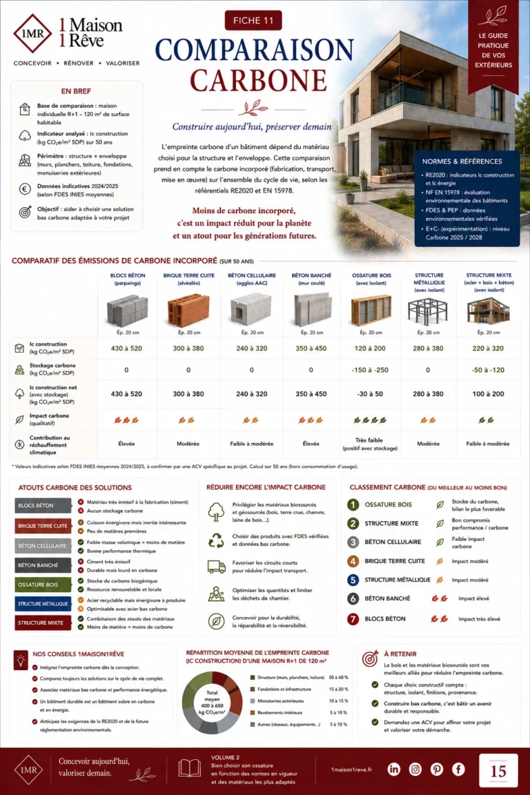 Fiche 11 : comparaison carbone