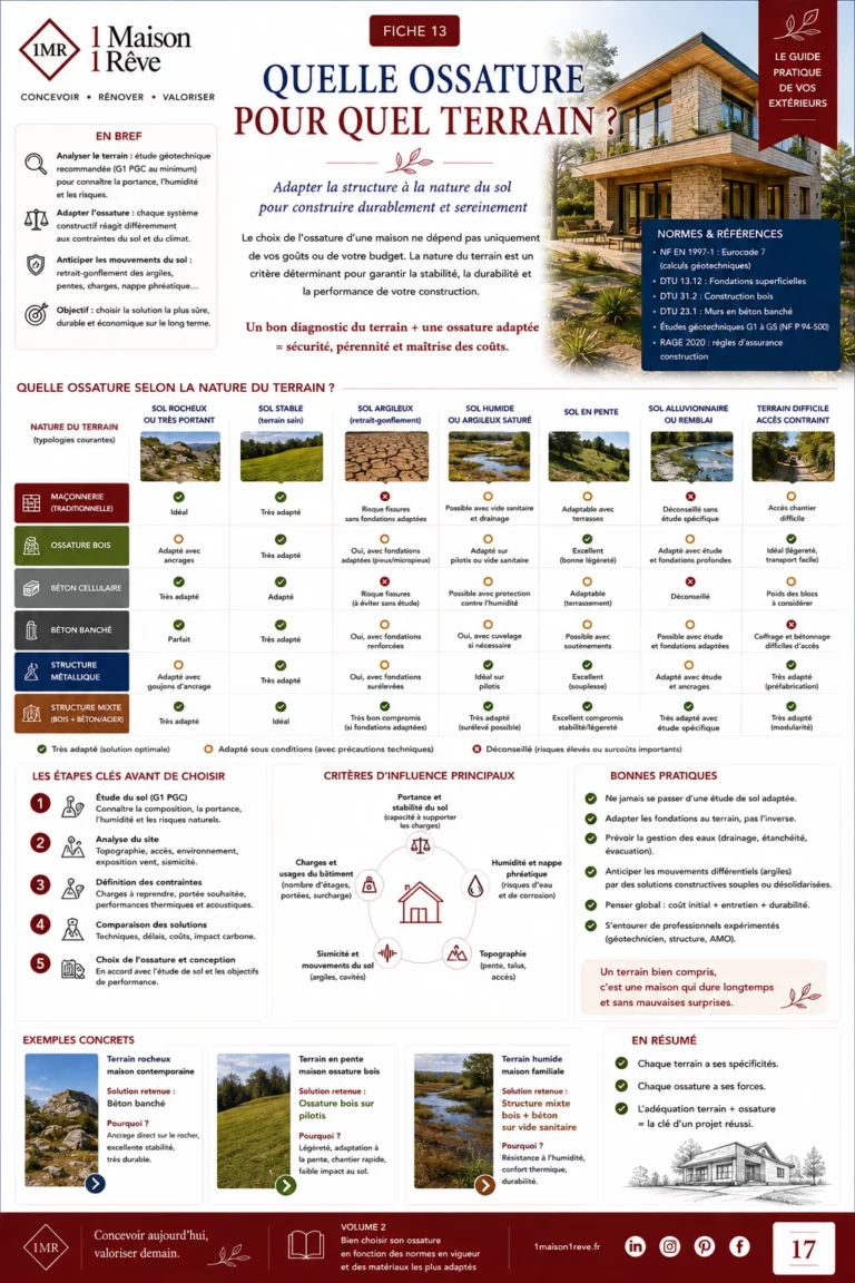 Fiche 13 : quelle ossature pour quel terrain
